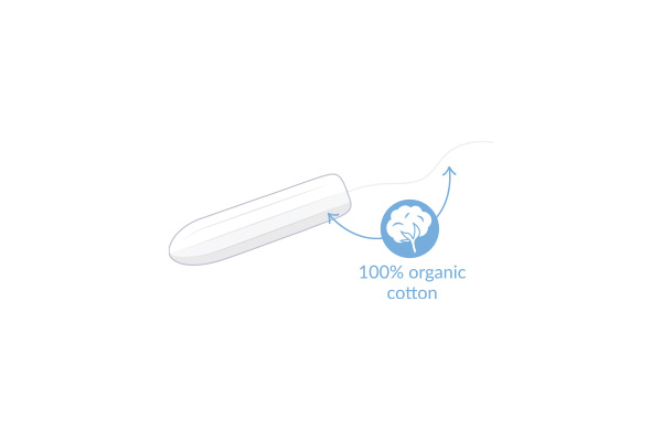 Natracare Organic Cotton Tampons with Applicator - Super - Feminine Care