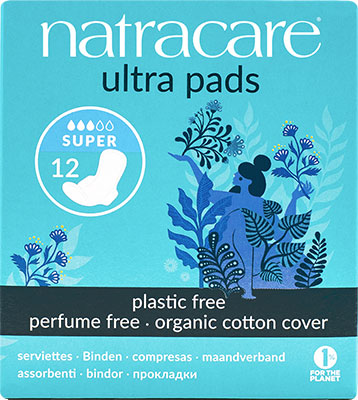 Re:Pad Blue Organic Cotton Panty Liners Super Pack
