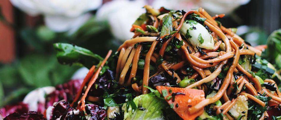 vegan soba noodle salad